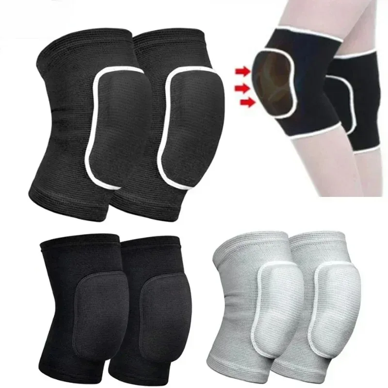 Sports Knee Pads for Adults and Children Dance Knee Pads Elastic Thickened Sponge Knee Pads Gym Yoga Training Protective Gear