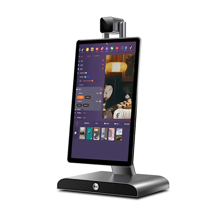 شاشة 15.6 بوصة تعمل باللمس احترافية تعمل بنظام Android الذكي الكل في واحد للبث المباشر لمعدات البث المباشر Tiktok Youtube #4