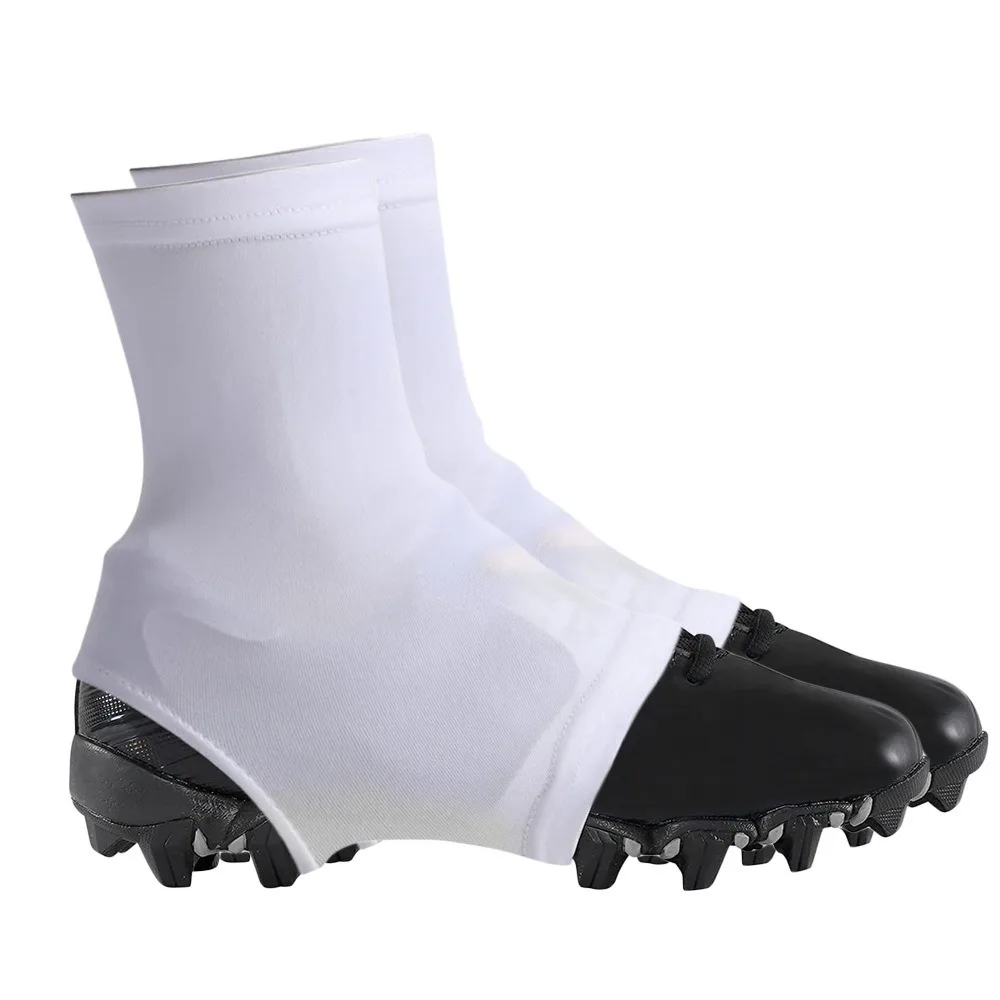 Unisex Soft Football Cleat Spats Breathable Medium Tube Non-Slip Cleat Sleeves Elastic Football Cleat Cover for Youth and Adults