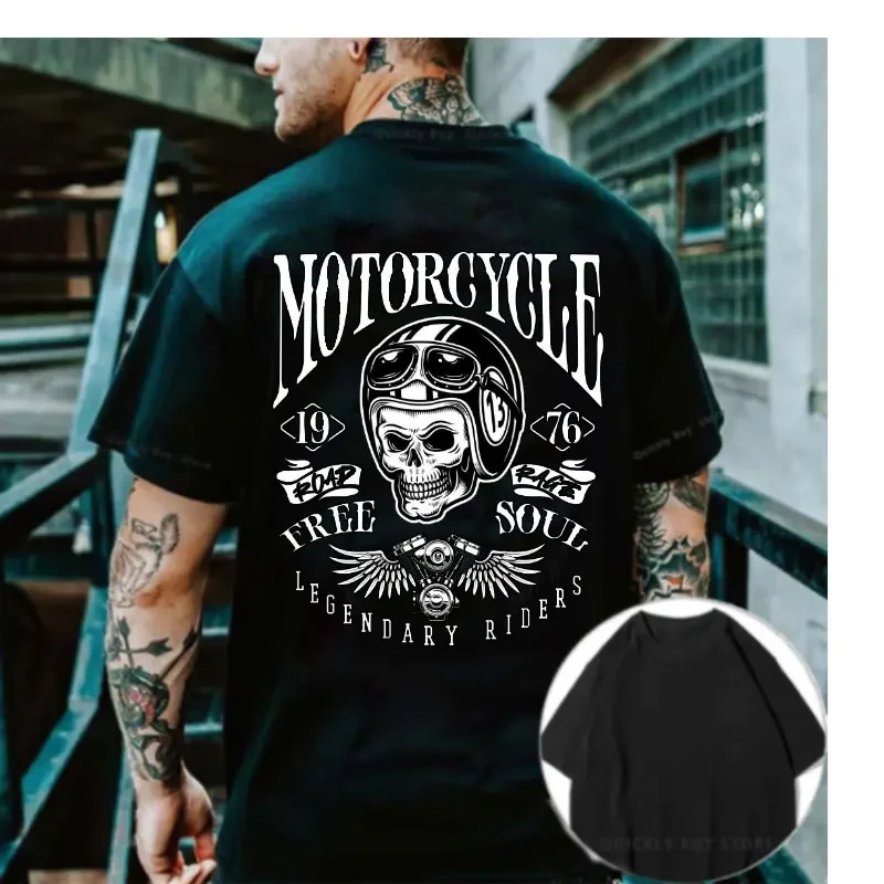 Sons with Arthritis Ibuprofen Chapter Funny Biker Skull T Shirt Black Vintage Mens Graphic Shirts Gothic Ropa Hombre Streetwear