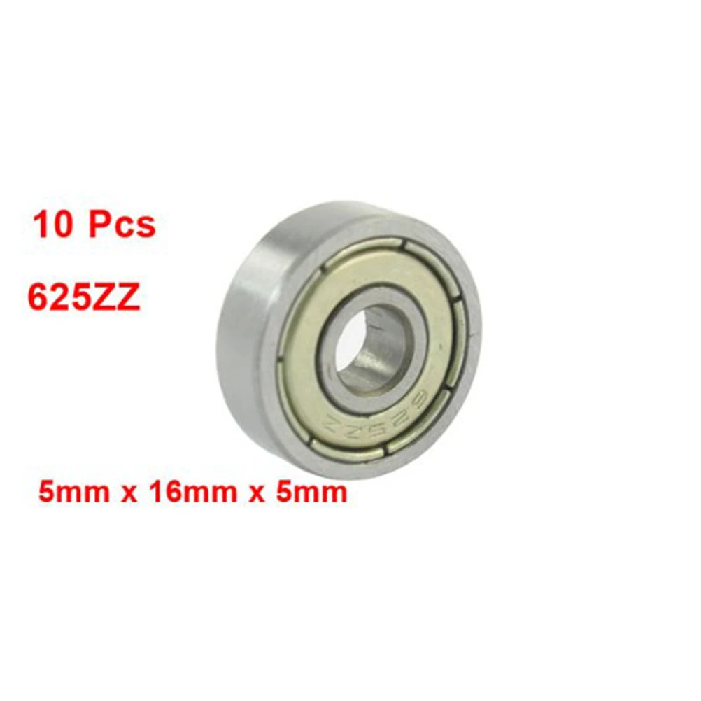 

5mm Ball Bearing Deep Groove 625ZZ Radial 3D Printer Extruder Miniature Bearings Dust Protection Precision
