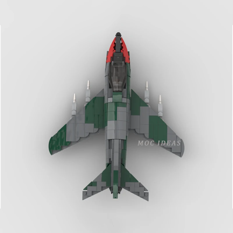 العسكرية MOC اللبنات فيات G 91 جينا مقاتلة جت 1/40 مقياس الطوب التجمع نموذج حلية لتقوم بها بنفسك ألعاب أطفال هدية عيد الميلاد #3