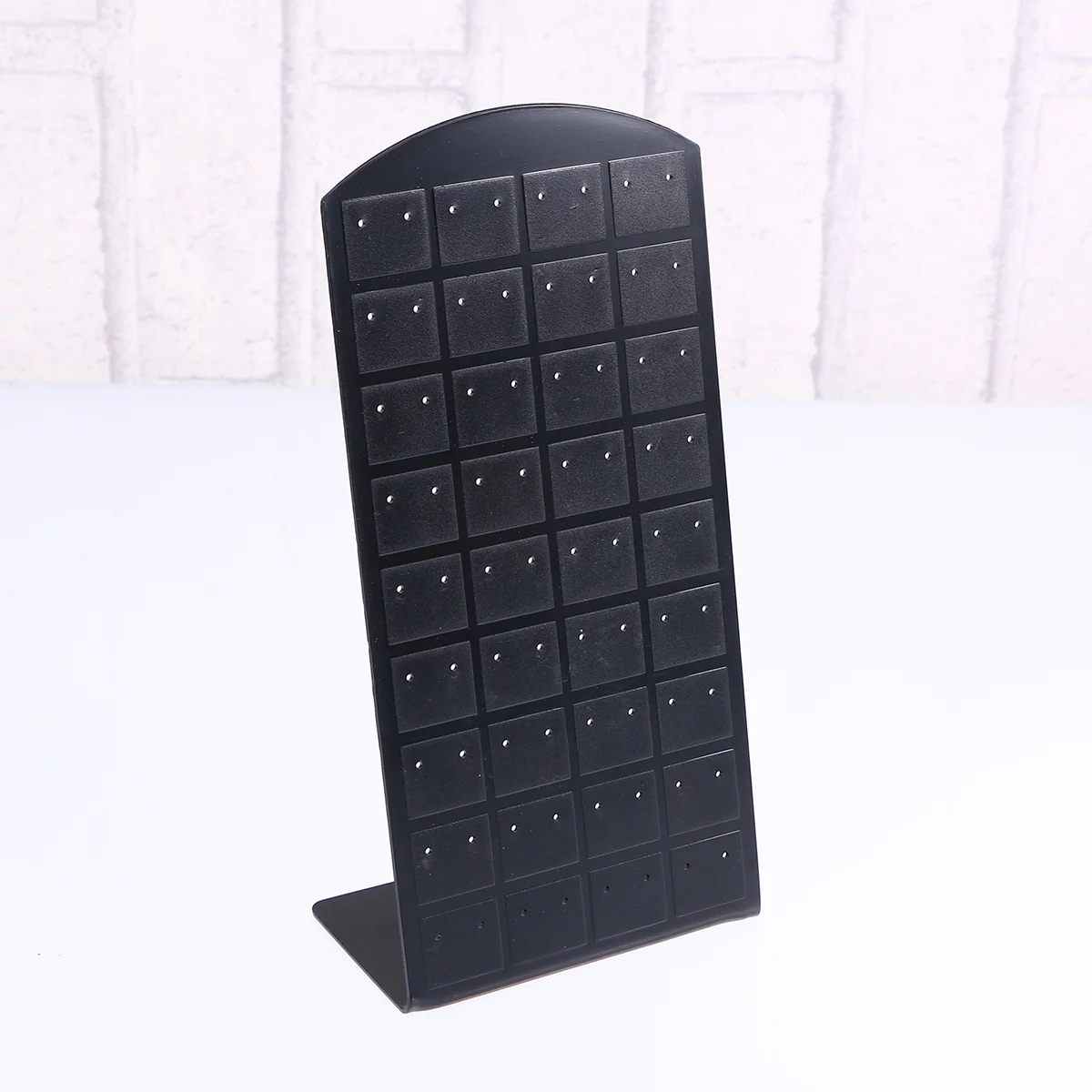 

72 Holes Ear Stud Display Stand Black Acrylic Transparent Jewelry Holder Organizer Earrings Display Board Ear Jewelry Stand