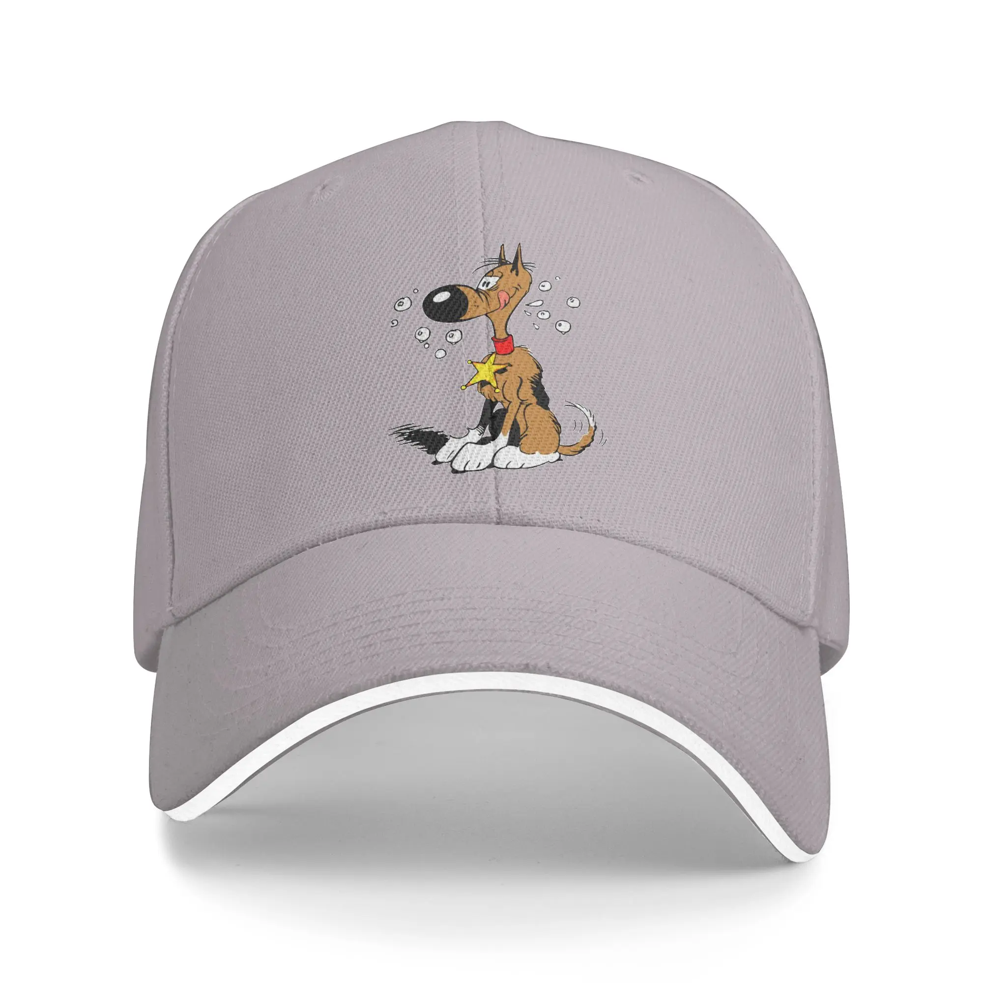 Hot Sale Rataplan Ran Tan Plan Rantanplan Lucky Luke Double Baseball Cap  Adjustable Golf Cap  City Wandering Golf Cap