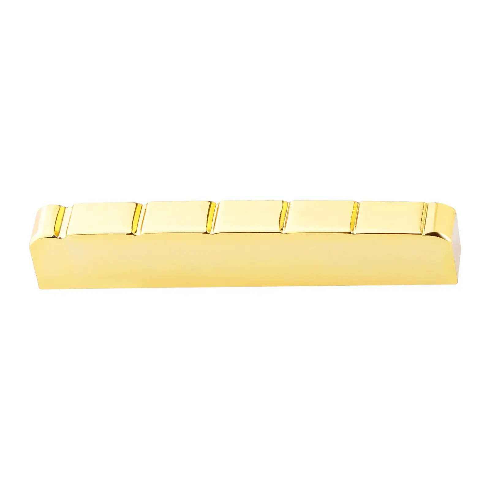 Guitar Nut 43mm Solid Brass Slotted Electric Guitar Part for Maintenance and Quick DIY Repairs