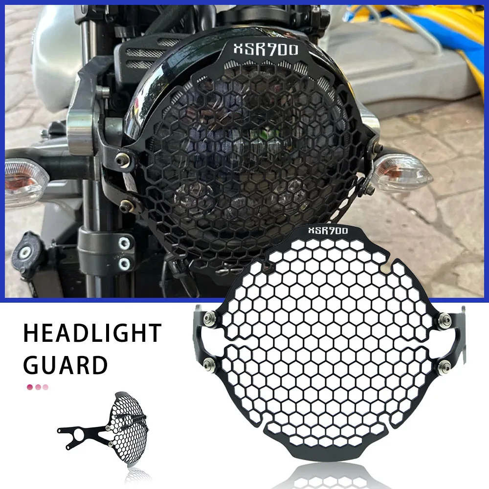 

For Yamaha XSR 900 XSR 900 2016-2022 2021 2020 2019 2018 Motorcycle Headlight Cowl Headlight Guard Headlight Grille Protector