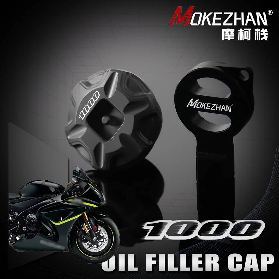 Motorfietsen Cnc Aluminium Anti-Diefstal Motorolie Vuldeksel Accessoires Voor Suzuki Gsxr GSX-R 1000 GSX-S Gsxs Gsxr1000 2024 +