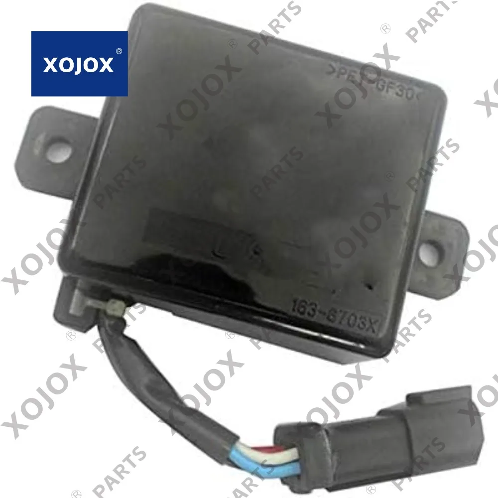 

XOJOX Excavator Attachment Timer Relay 163-6703 1636703 for CAT 320C 312C 330C E320C E312C E330C Excavator Relay Timer Spare Par