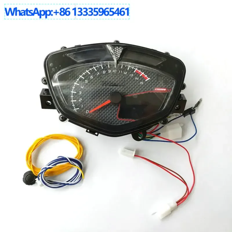 

2 шт. подходят для YMH LC135 C8 типа 3, модифицированный ЖК-прибор с кабелем регулировки, 7-цветное переключение скорости и объема масла.
