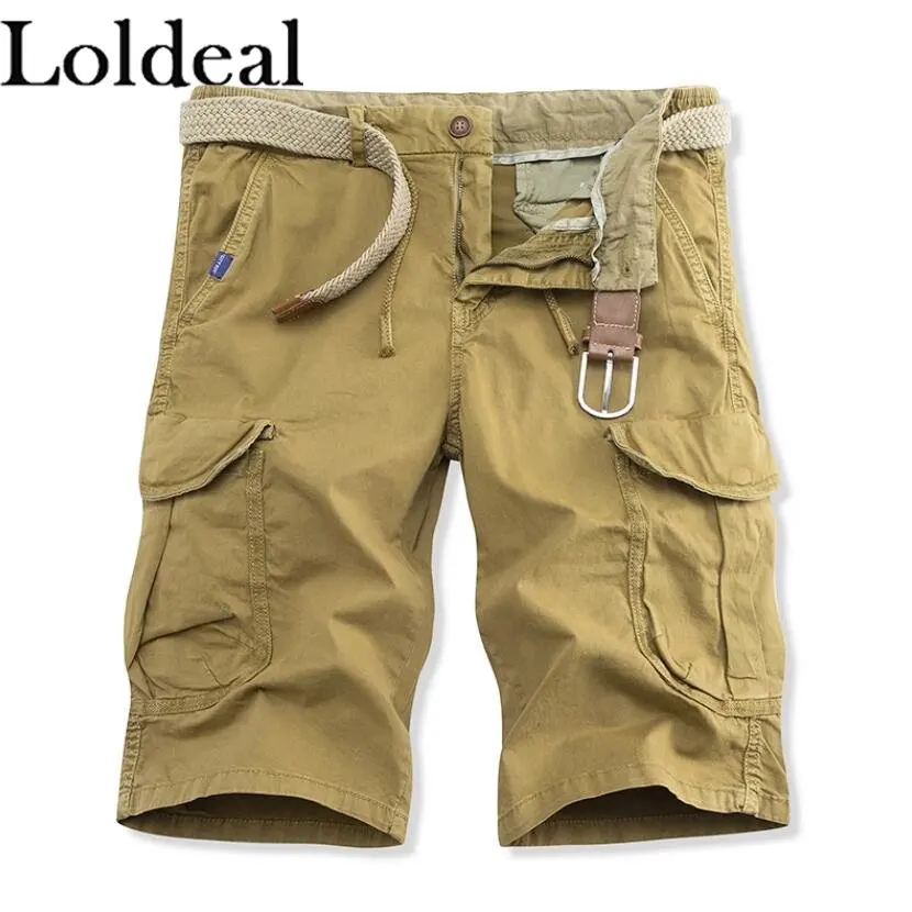 Men Classic Relaxed Fit Cargo Short