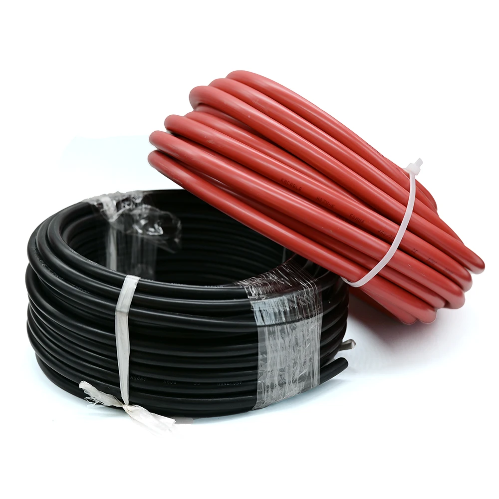 Battery Wire RV Single Core Cable 99.9% OFC Copper for Car Audio, Inverter, Solar System, Marine, RV Power 8AWG 6AWG 4AWG 5m