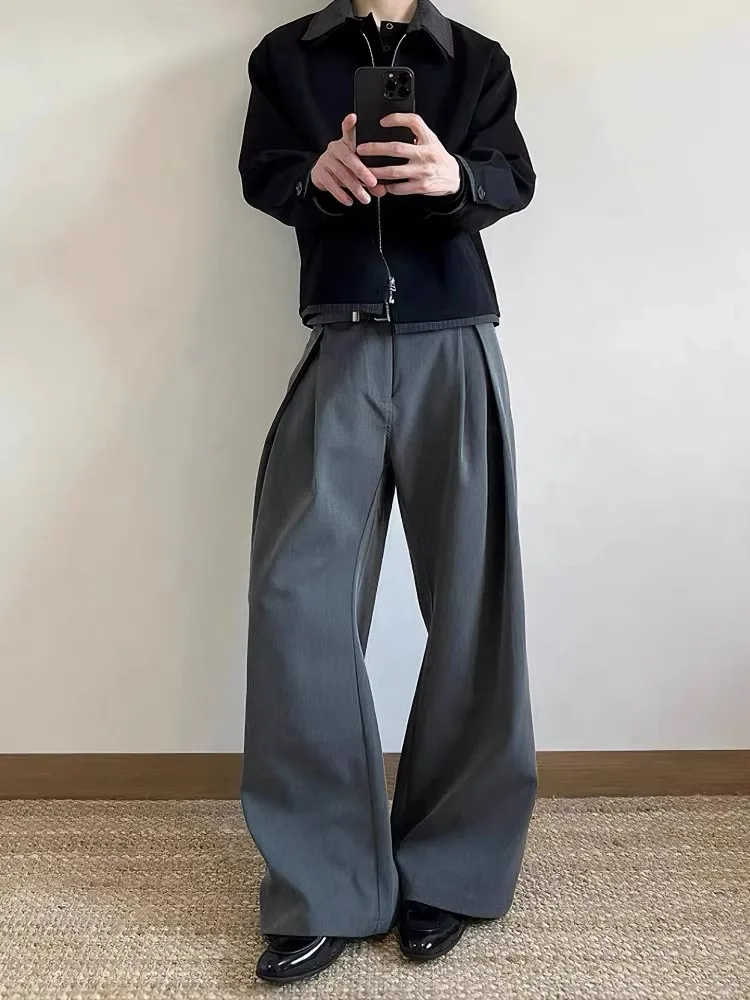 

Повседневные брюки Cleanfit в американском стиле, свободного кроя, не требующие глажки, для мужчин и женщин, для работы и отдыха