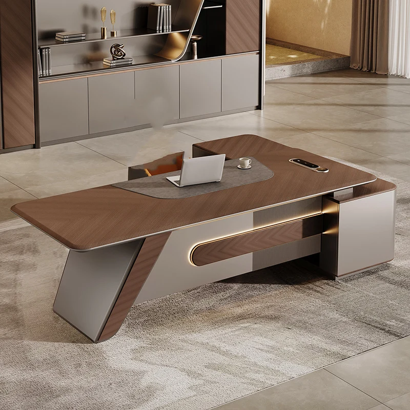 Executive Ladies Office Desk Aesthetic Luxury Conference Laptop Office Desk Drawers Modern Craft Mesa De Escritorio Furniture