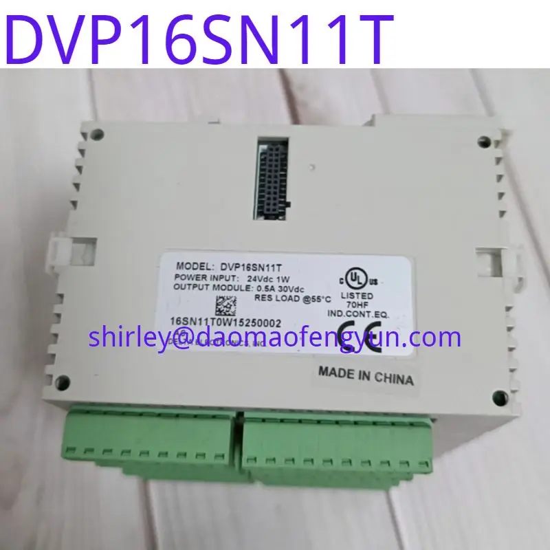 Used Original  DVP16SN11T Delta PLC module