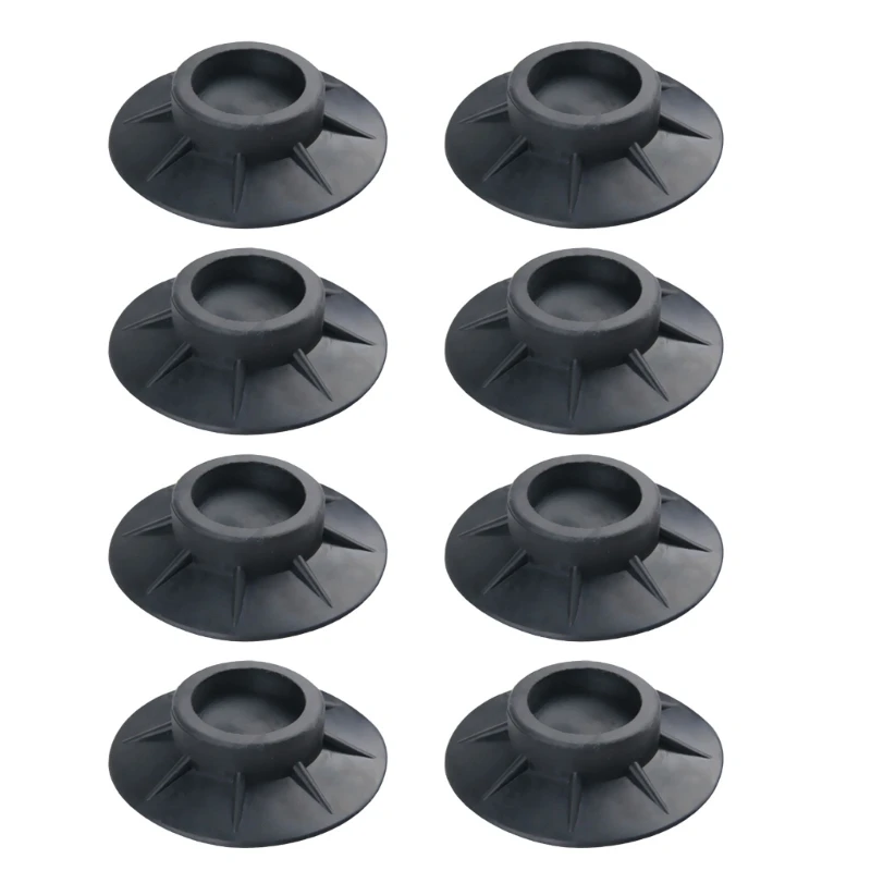 Pack of 8 Washer Stability Protectors Laundry Machine Foot Protectors Vibration ProtectorS Reduce Noise Increase Safety M4YD