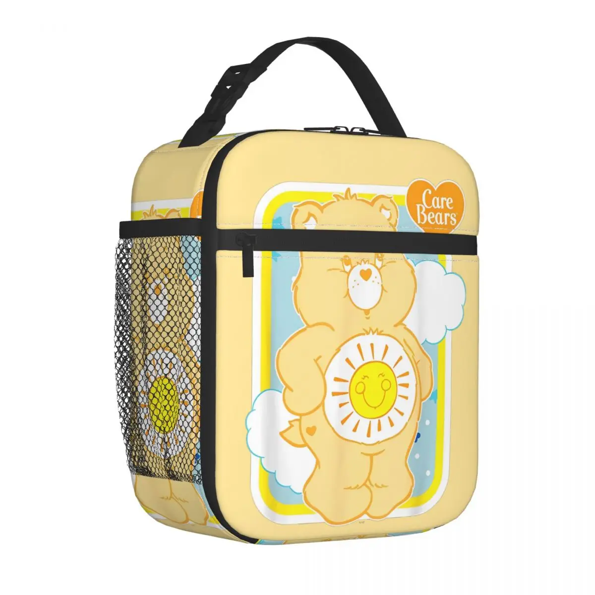 

Care Bears Funshine Bear Изолированные сумки для обеда Сумка-холодильник Контейнер для еды, большая емкость, ланч-бокс, сумка для еды, школьная сумка для улицы