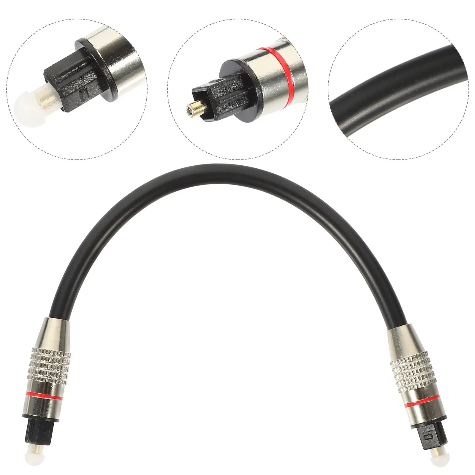 0. Audio Optical Cable Fiber Core Low Transmission Loss High Flexibility Gold Plated Connector for Sound Bar TV Home