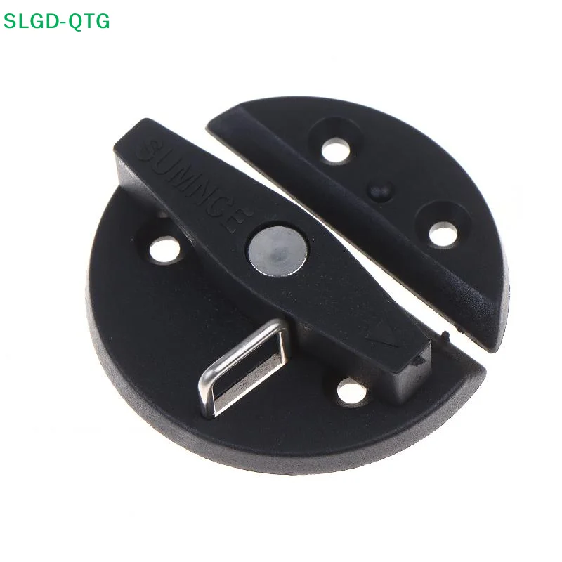 *Plastic Hatch Turn Button Lock Boat Cabinet Door Knob Caravan Latch Hatch Locker Trailer RV Toilet Door Round Lock For RV Yacht