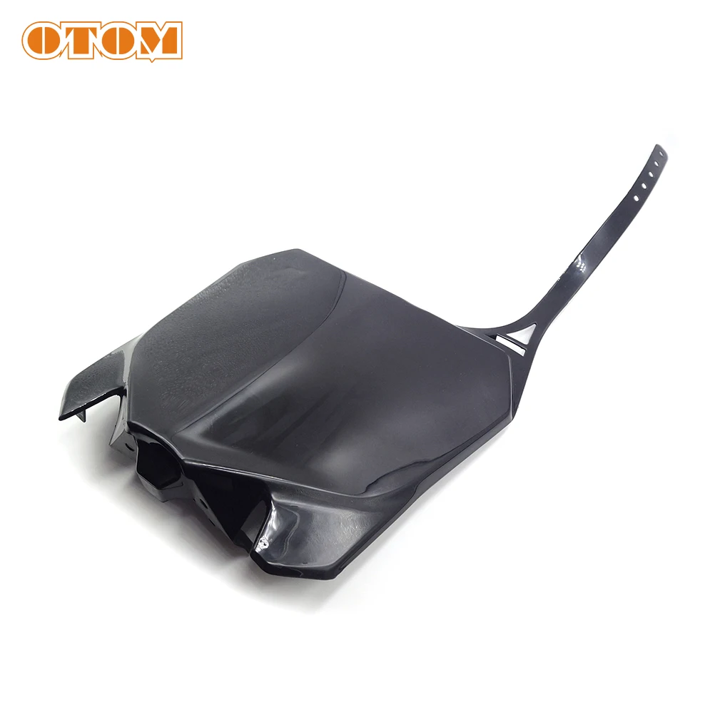 OTOM Front Plastic Number Plate Fender Cover Fairing For HONDA CRF250R 2014-2017 CRF450R 2013-2016 Dirt Bike Enduro Accessories