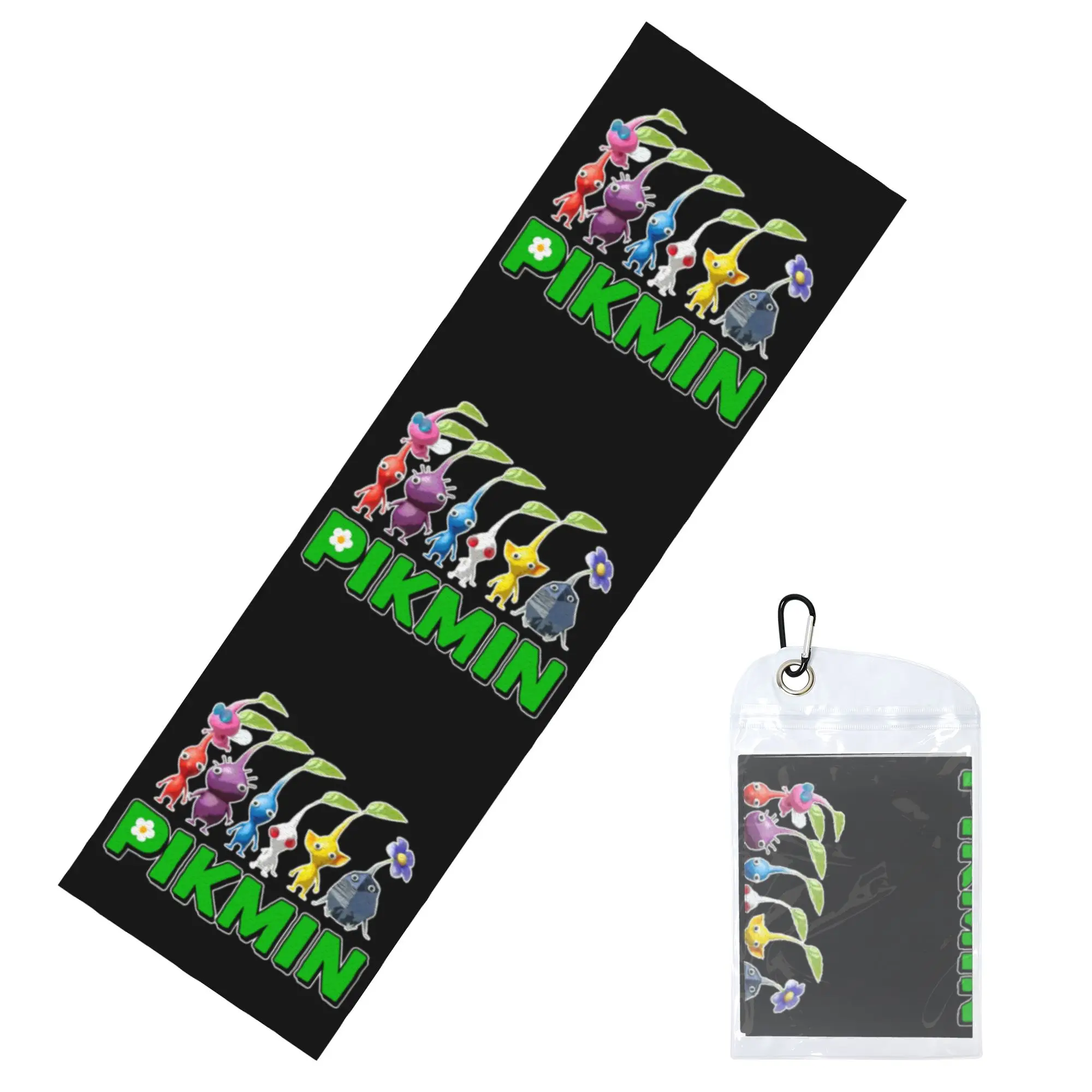 Cartoon Pikmin Animated Games Cold Exercise Towel   Super Soft Breathable Instant Cooling Towel Swimming Towels