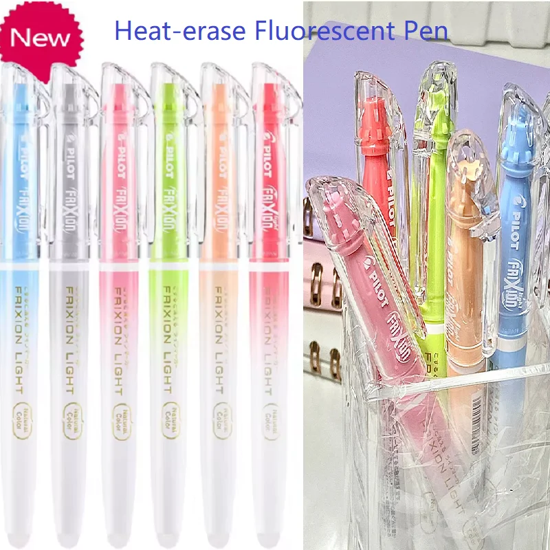 

Japan PILOT 1pcs Erasable Highlighter SFL-10SL Multi-color Friction Hot Erasable Marker Pen Painting Stationery Student Color