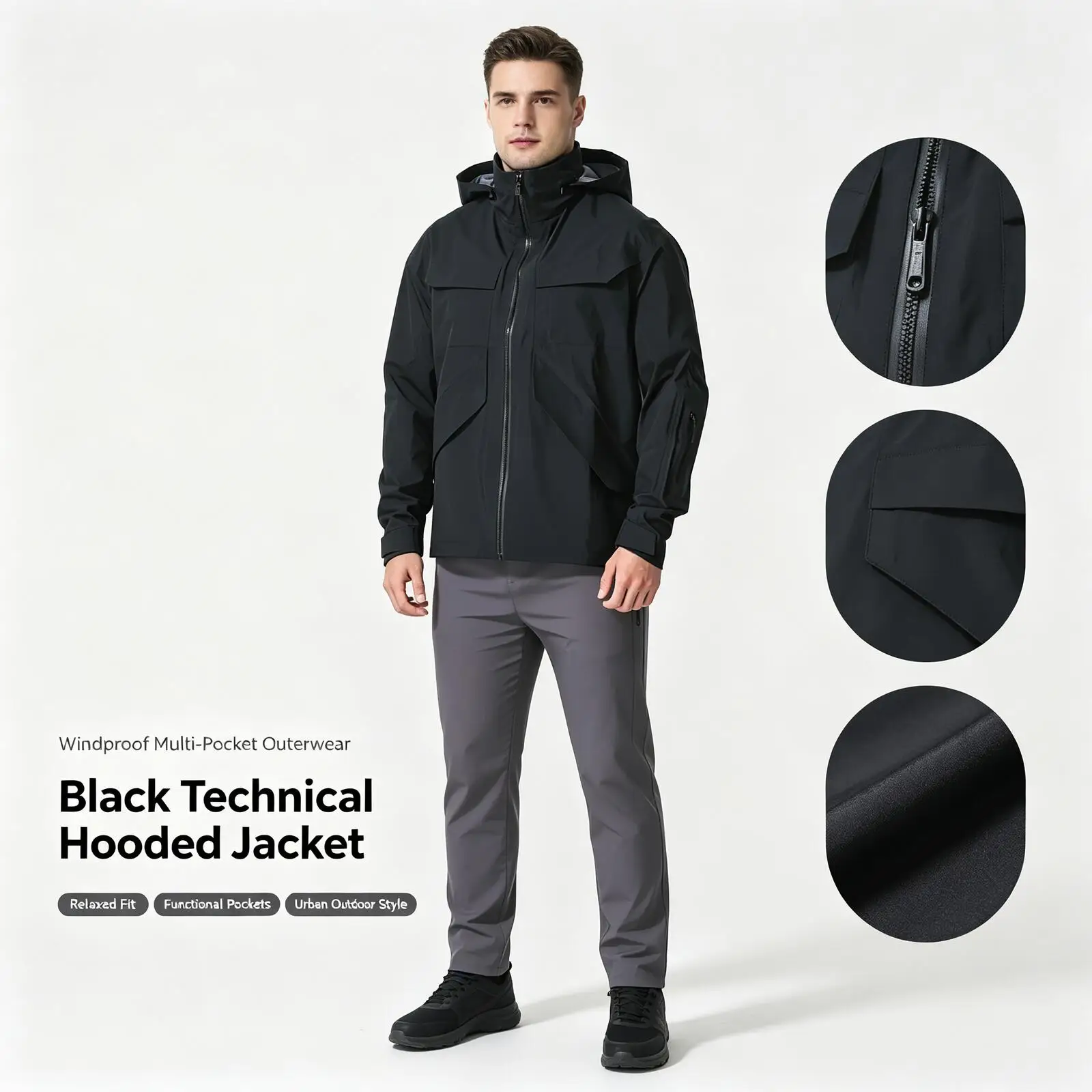 Under Armour Men's Sports Jacket With Stand Collar, Trendy Fashionable, Breathable And Comfortable Top 6005889-001