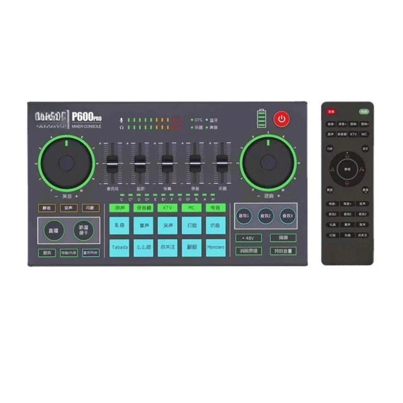 P600proC280 live geluidskaartenset, mengpaneel, computer, mobiele telefoon, Bluetooth-zangapparaat, 48v