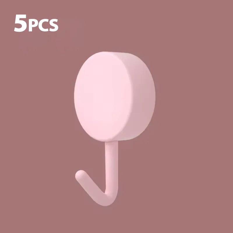 5/10PCS Selbstklebende Wand Haken Stark Ohne Bohren Kleidung Wc Badezimmer Tür Küche Handtuch Aufhänger Hause Tisch locker Haken
