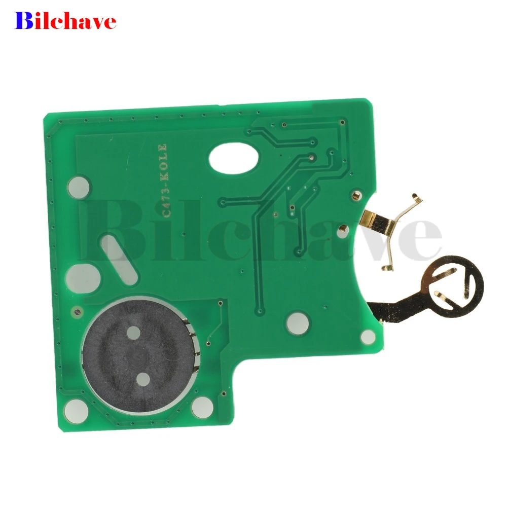 Jingyuqin ID46 PCF7941 433Mhz ASK 4 أزرار مفتاح تحكم عن بعد للسيارة لرينو كوليوس 2008-2016 بطاقة بدون مفتاح بدون استخدام اليدين