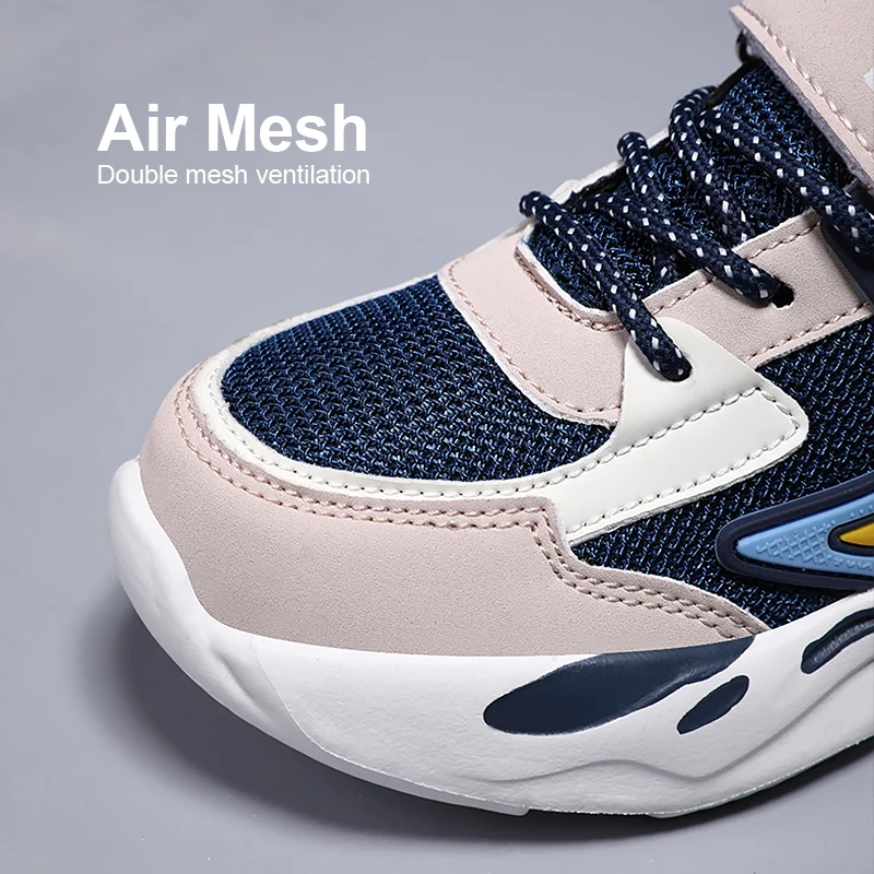 Fashion Kid Sneakers Sport Shoes for Boys Mesh Children Breathable Mesh Comfort Shoes Casual Walking Outdoor Running Shoes