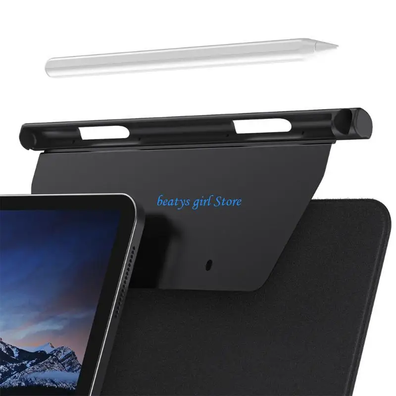 

C7AB Metal And TPU Stand Pencil Holder for Pencil Holder, Portable And Durability Accessory Protective Metal Slot