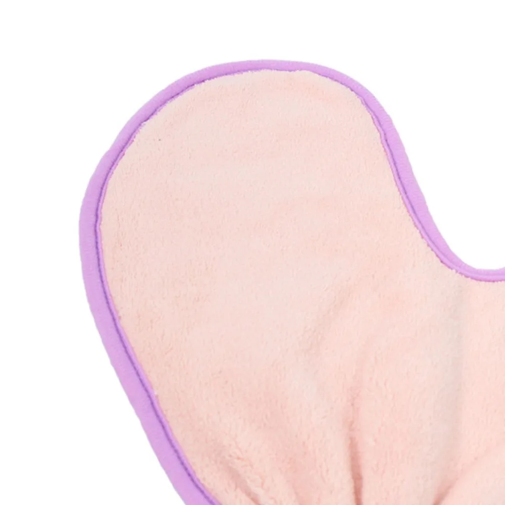 Fleece Lined Pet Drying Mitt Soft Paw Print Dog Cat Clean Mitt Safe Multi Colors Pet Absorb Glove Household Pet Groom