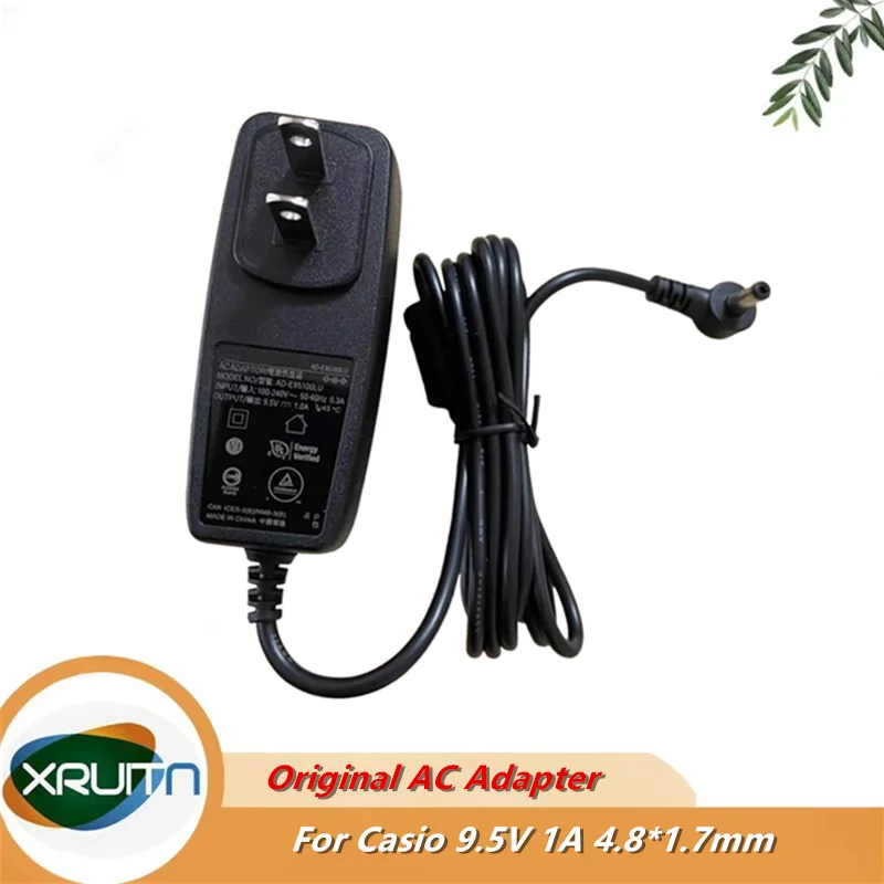 

Genuine AD-E95100LU 9.5V 1A AC Adapter Power Supply Charger For Casio Keyboard LK-125 CTK-3300 E95100LW AD-E95100LW SA-46 SA-76
