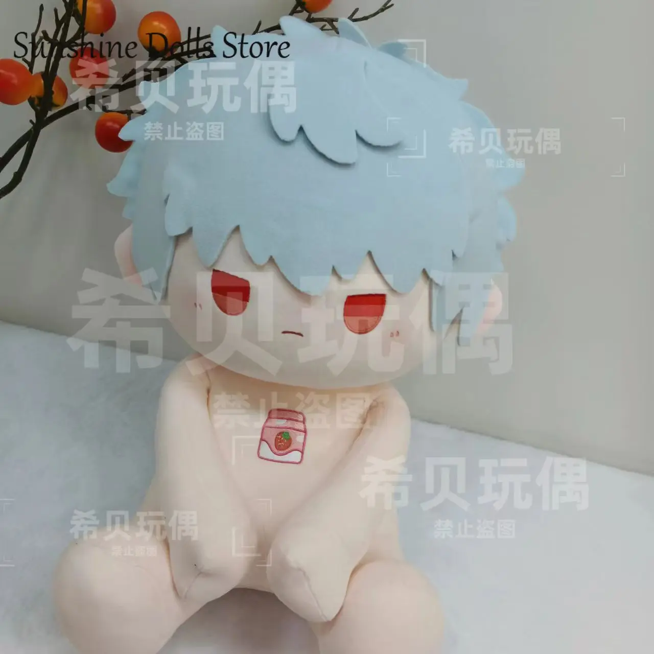 

Anime Attribute Sakata Gintoki Soft Plush Doll Body Dress Up Stuffed Toys Sitting Posture Figures Pillow Fans Xmas Gift 40CM