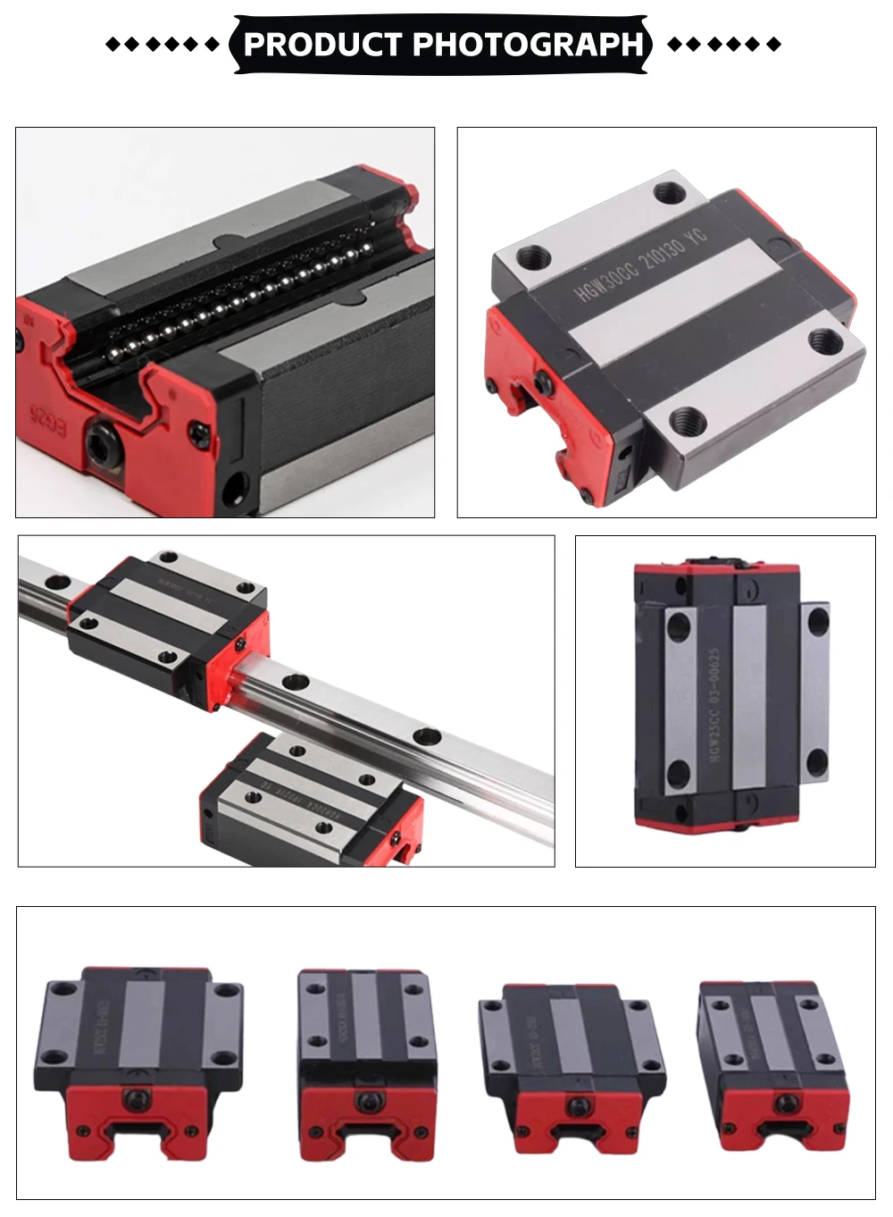 1pc 20mm Platz Linear Schiene HR20 HGR20 Lange 3000mm 3200mm 3500mm 4000mm linearführungen Docking/Gelenk Für CNC Teile 3D Drucker – Detail 10
