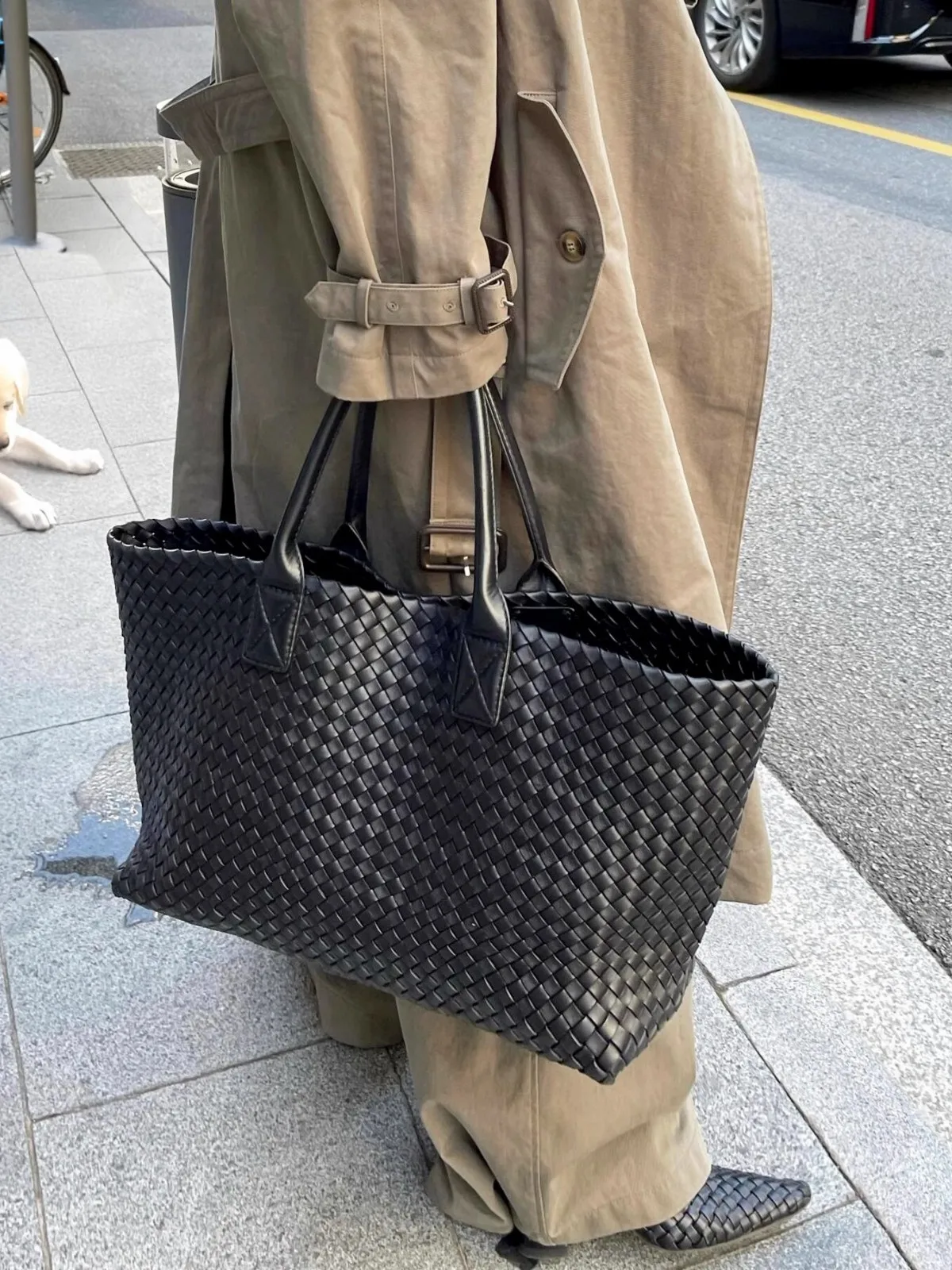 حقيبة نسائية جديدة، حقيبة منسوجة من الجلد الناعم، حقيبة سفر كاجوال محمولة باليد، حقيبة سفر، السعة والملمس، كتف واحد