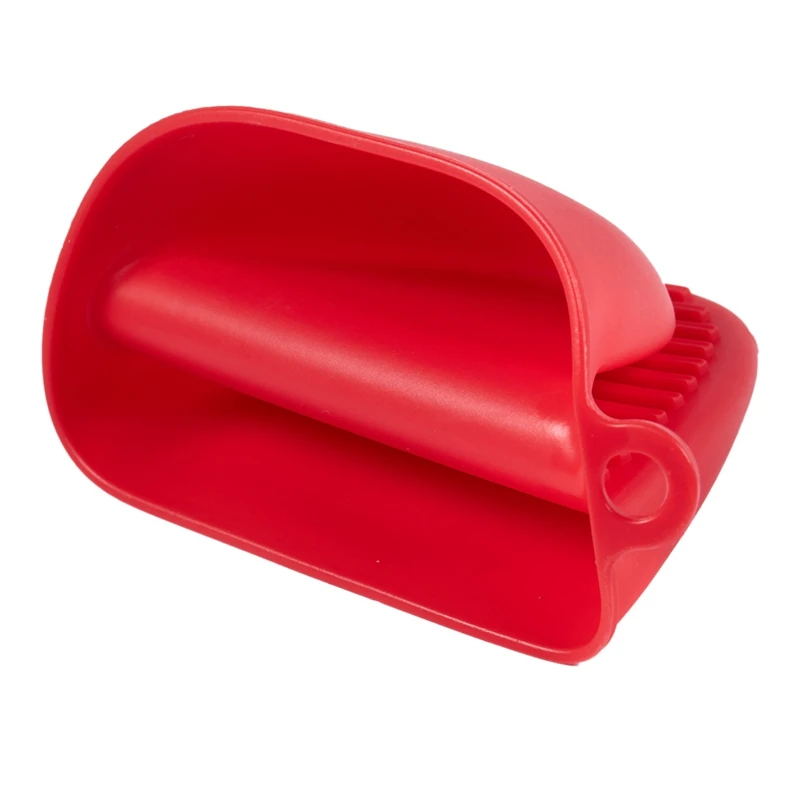 Luvas de dedo isoladas termicamente de silicone, cozinhar, microondas, antiderrapante, aderência, suporte de panela, vermelho, as melhores ofertas, 2 pcs