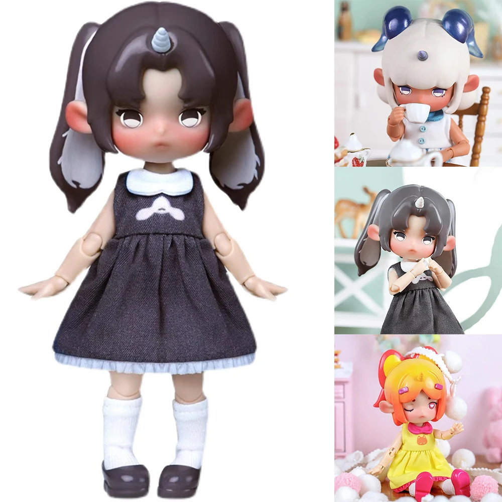 

Obtisu11 Dolls Blind Box Cute Elf Unicorn OB11 Bjd Dolls Figures Mystery Box Anime Model Kawaii Surprise Gift Toys For Kids Girl