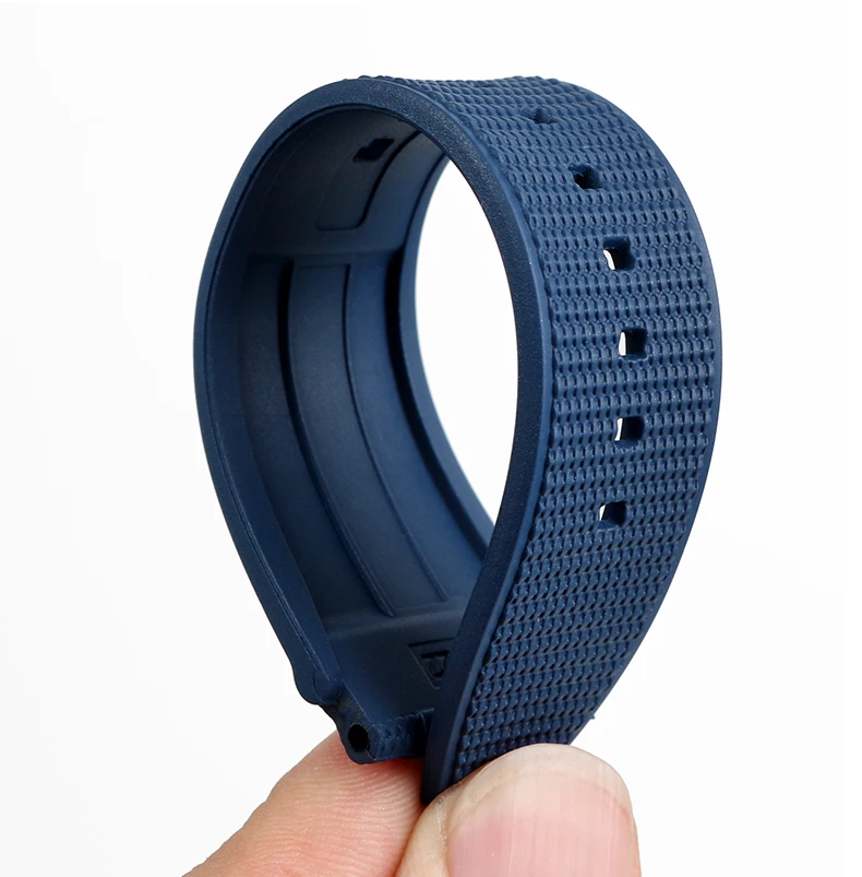 Cinturino in gomma di alta qualità 22mm per Breitling fasatura Super meccanica B01 cinturino in gomma fluorurata serie Super Ocean Avengers