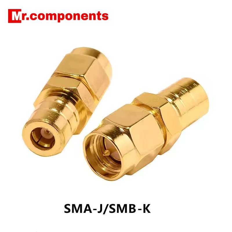 SMA SMB Connector Kit Antenna Coax Adapter SMB to SMA Male to Female RF Coaxial Connector Connector for DAB+/FM/AM Radio Car Tru