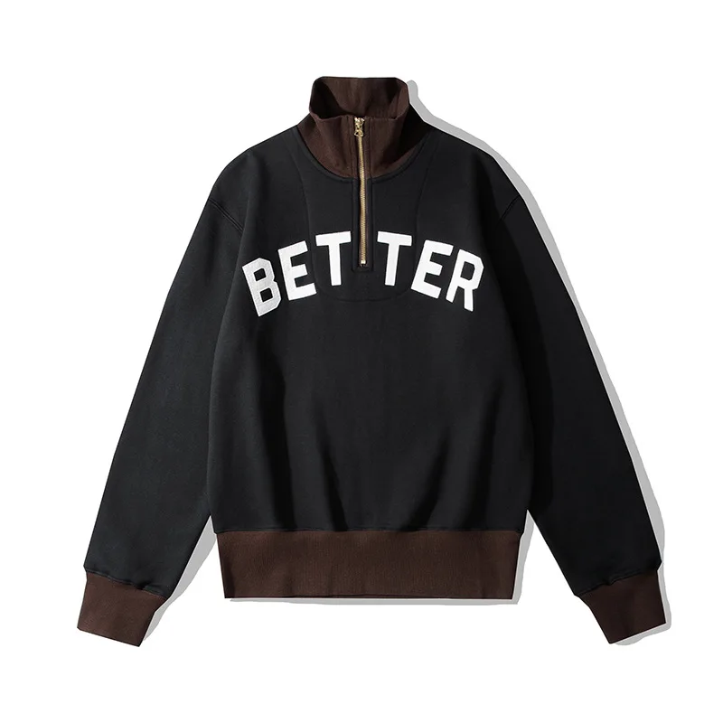 Jersey Táctico OKONKWO Cuello Alto con Cremallera Bordado