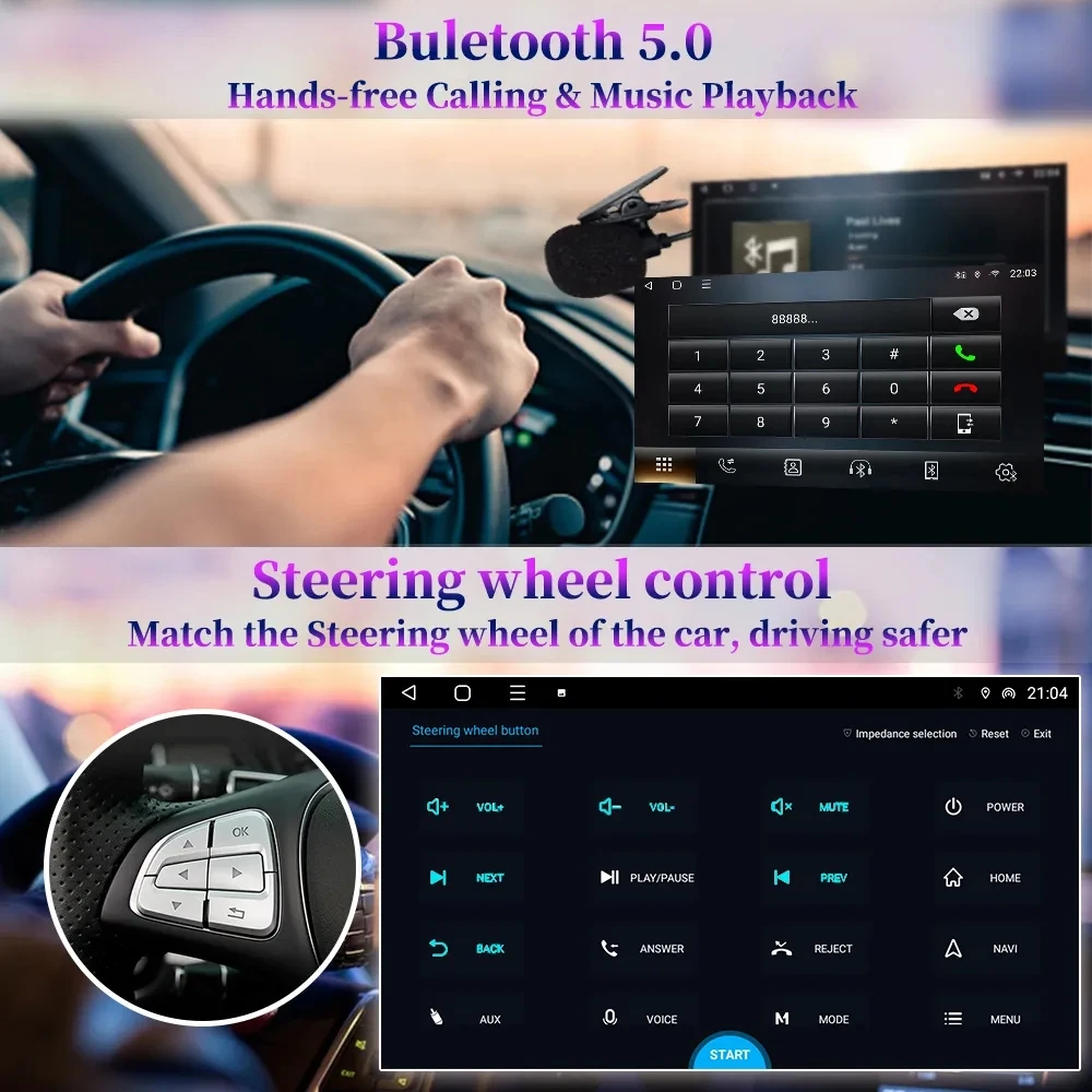 Autoradio Multimedia Automotive Carplay For Honda City  2008-2013 Car Radio Android Auto Wireless Video Autoradio Stereo wifi 4g