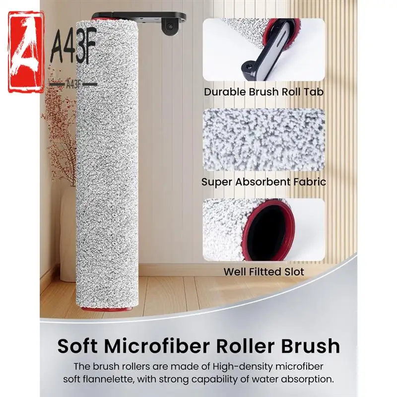 

A43F-Hepa Filters And Brush Roller For Dreame H12 Pro/ H12 Dual Wet Dry Vacuum Cleaner Spare Parts Accessories Set