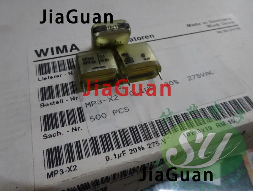 10PCS Baru WIMA MP3-X2 0.1UF/275VAC RM15 100NF U1 PCM15 104/275VAC Audio Asli Mp3-x2 Seri 0.1UF275V 104 P15MM