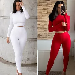 2 Pieces Sportswear Seamless Yoga Set Gym Clothes Sportswear Yoga Suits For Women Fitness Set Tracksuits Sports Gym Leggings