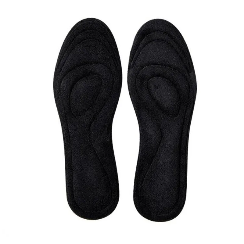 Wärmeisolierende Fleece-Einlegesohle, dick und weich für Schuhe, dicke weiche Massage-Einlage, Kaschmir-Winter-Thermo-Einlegesohlen für Männer und Frauen. – Detail 8