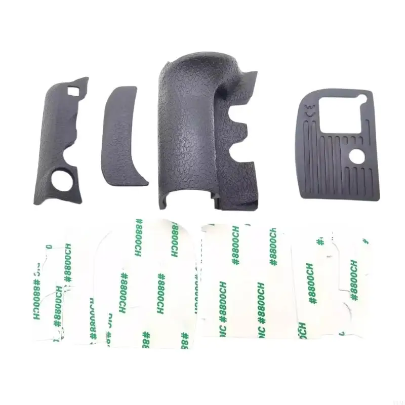 

Y1AE Camera Skin Set for D800, Replacement 4pcs Protective Cover Housing Case Grip Rubber Cover Unit Black