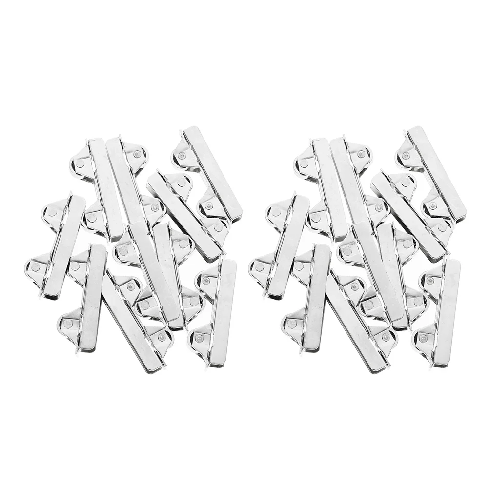 

20Pcs Display Cabinet Sliding Rollers Stainless Steel Quiet Ball Bearings Smooth Furniture Pulley Wheels for Glass Doors Windows