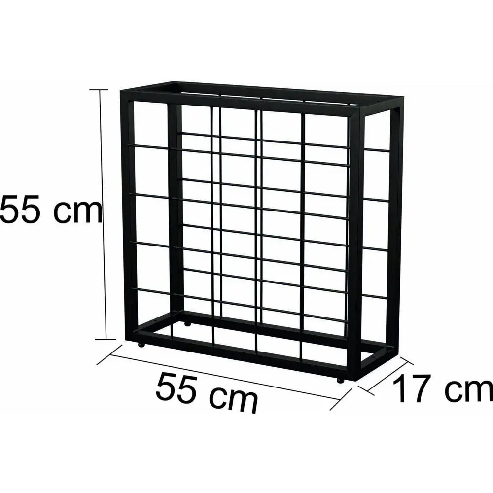YEVA METALL 25 Flasche Rustikalen Metall Wein Rack