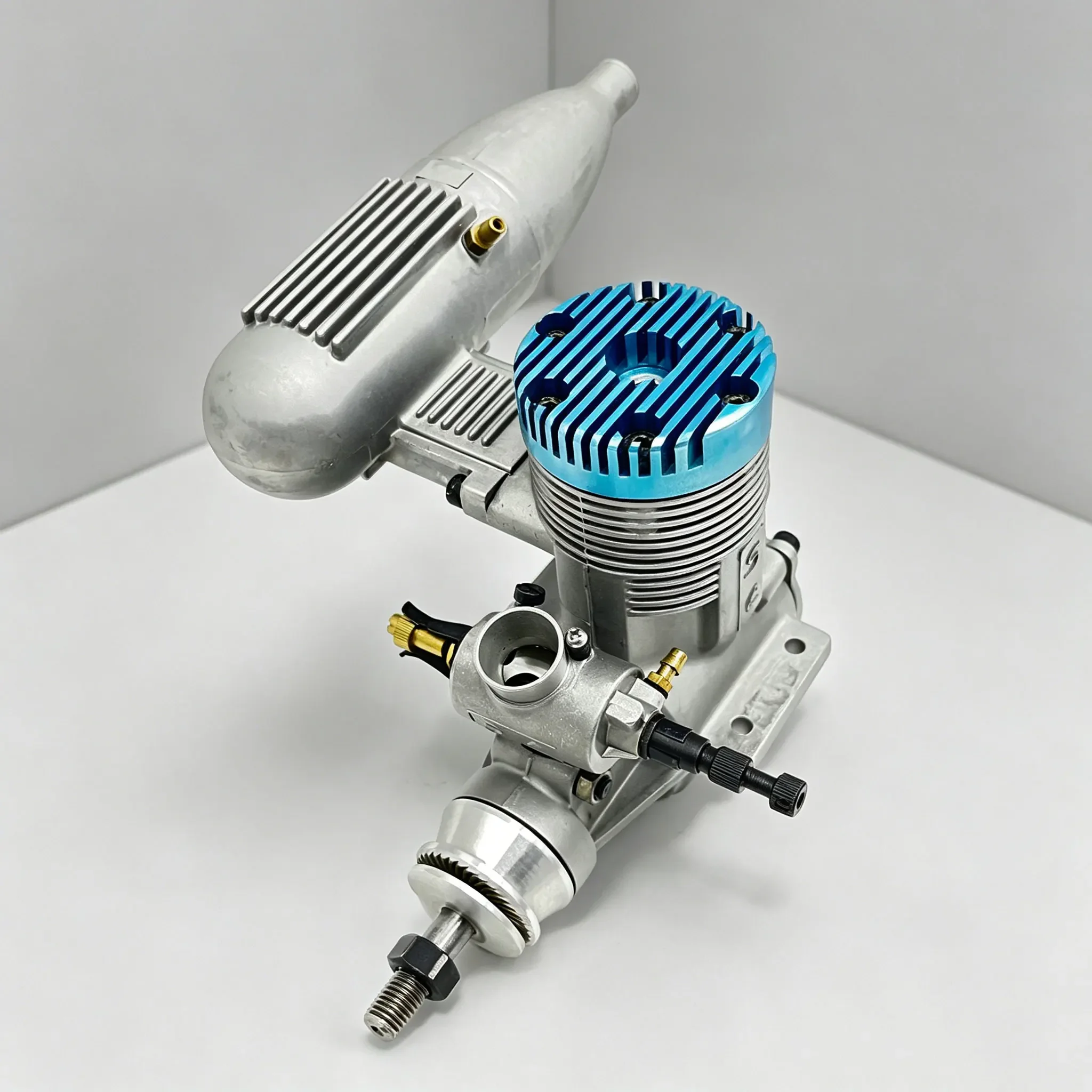 NF SC ASP S91A 91 Class 14.95cc Two Stroke Glow Plug Nitro Engine for RC Fixed Wing Aircraft Airplane Model Engine